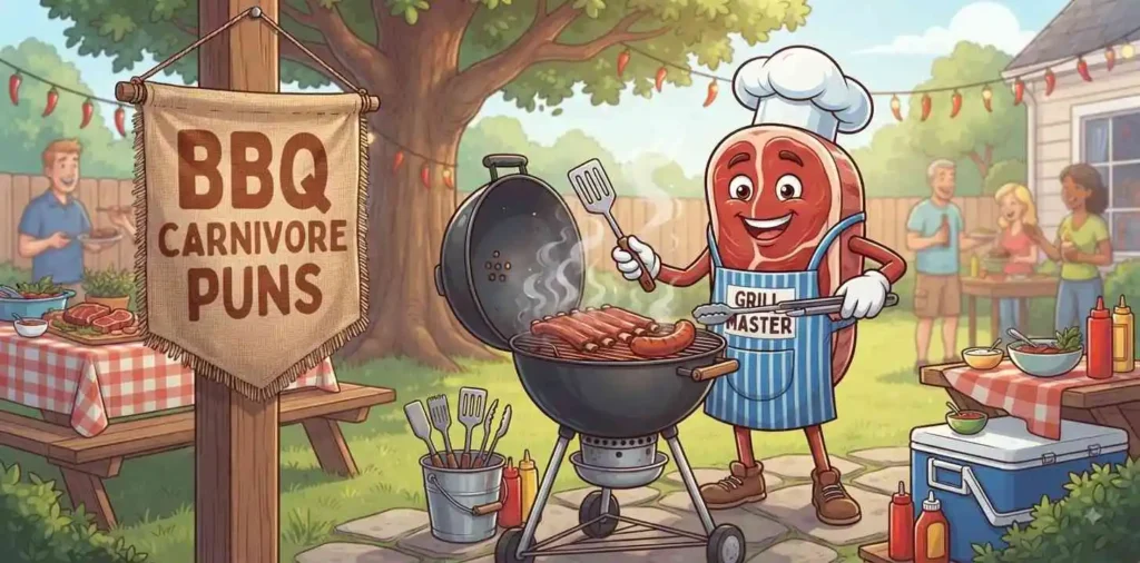 Carnivore grilling BBQ meat