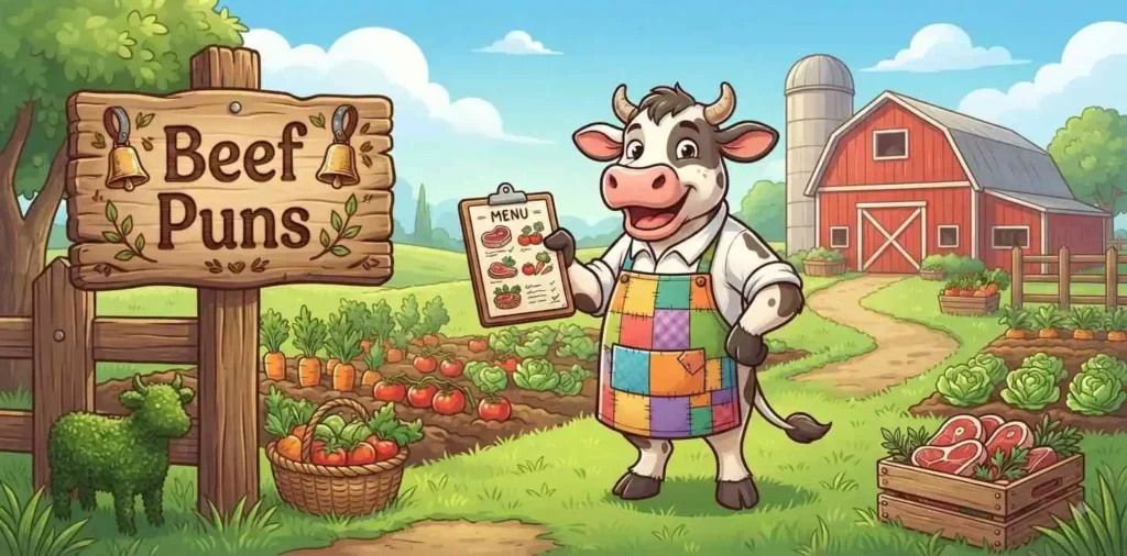 Funny cow character