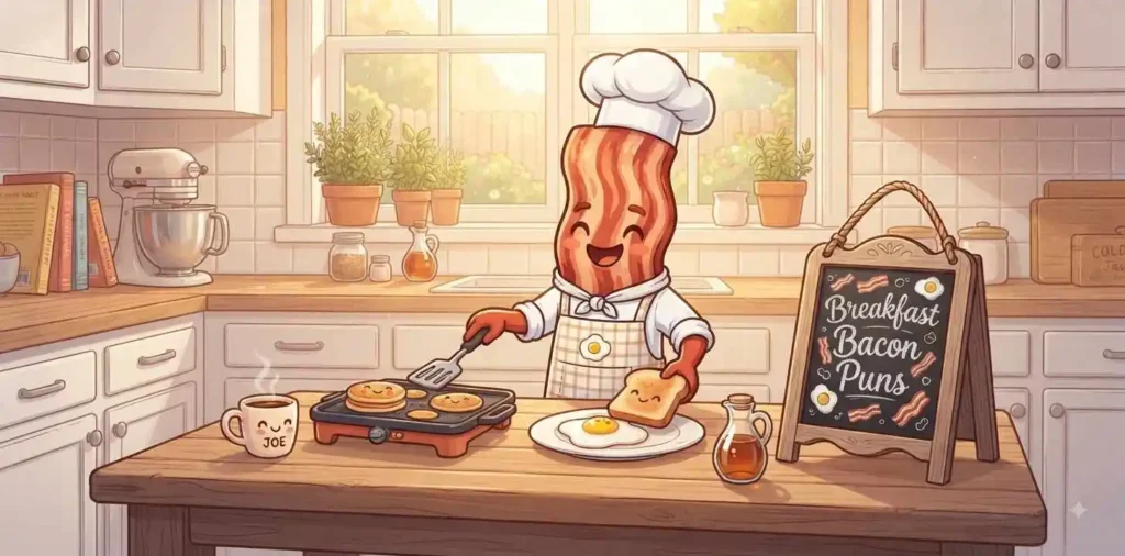 Bacon breakfast scene