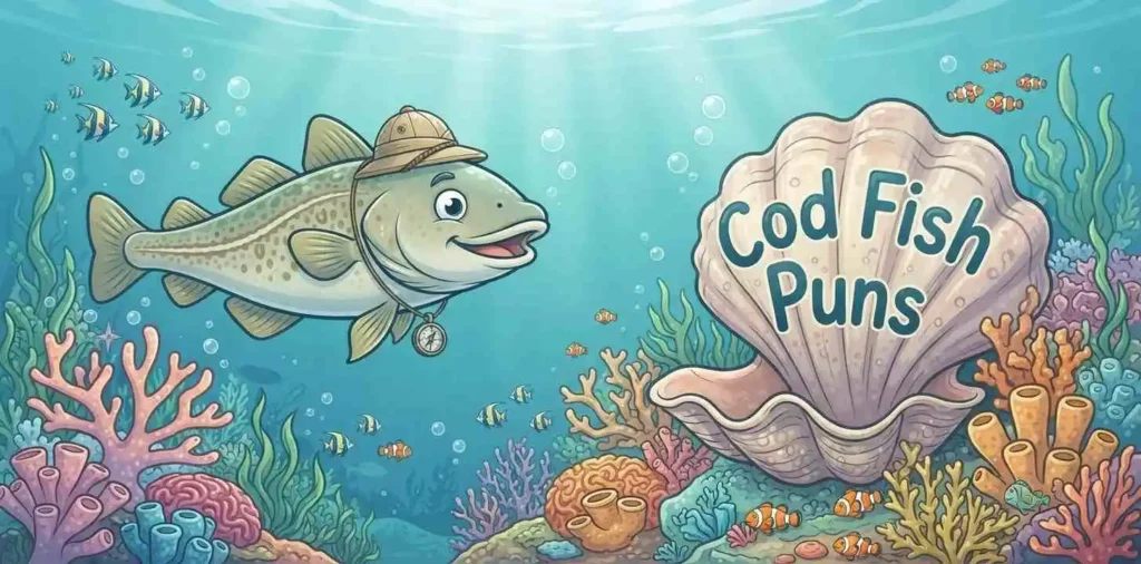 Cod fish underwater