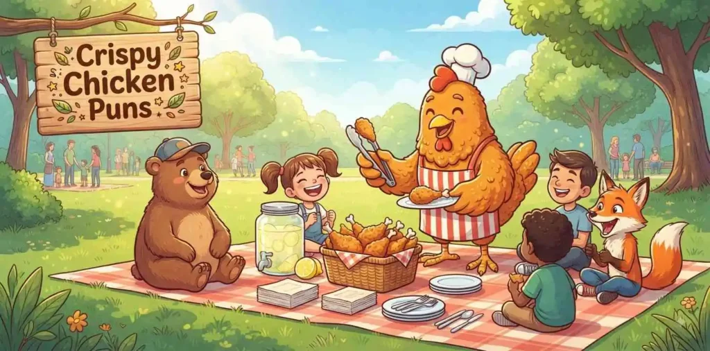 Crispy chicken picnic