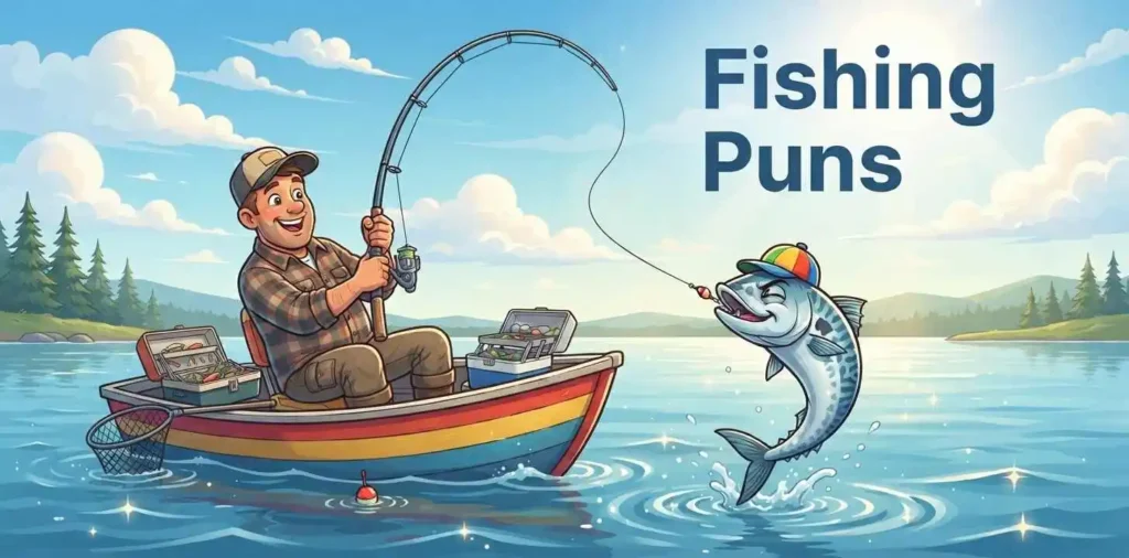 Mackerel fishing adventure scene
