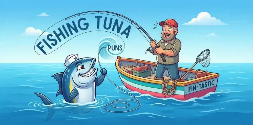 Tuna fishing scene