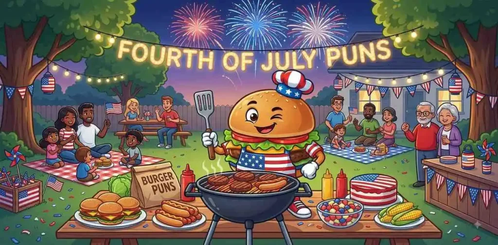 Patriotic Fourth of July BBQ celebration