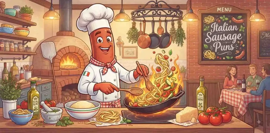 Italian sausage chef scene