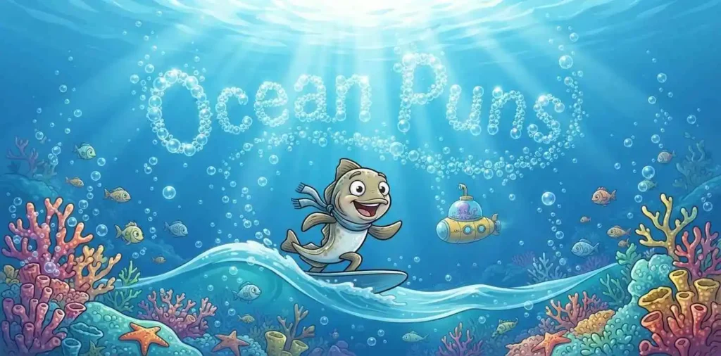 Playful ocean illustration