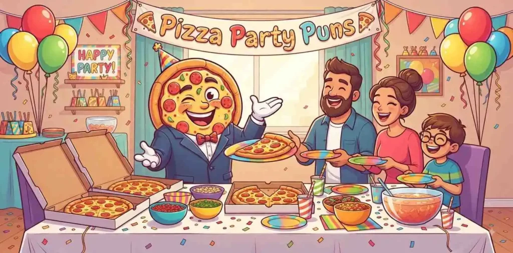 Pizza party celebration