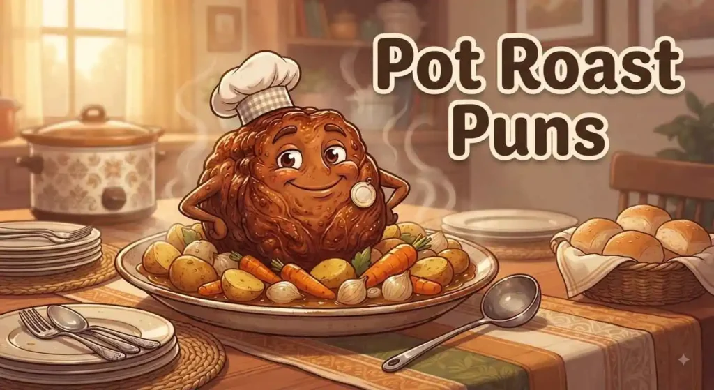 Funny pot roast dinner