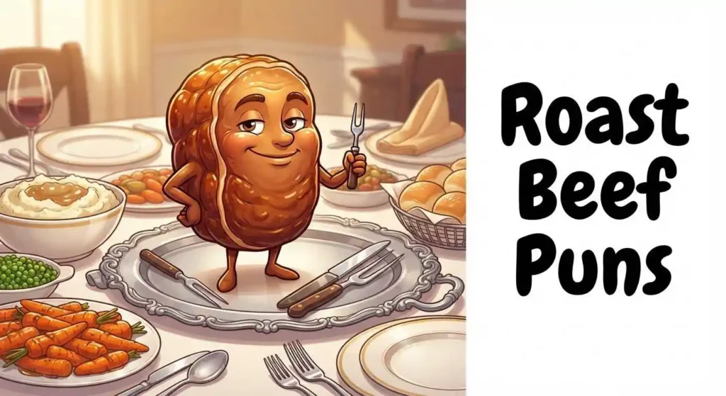 Funny roast beef dinner