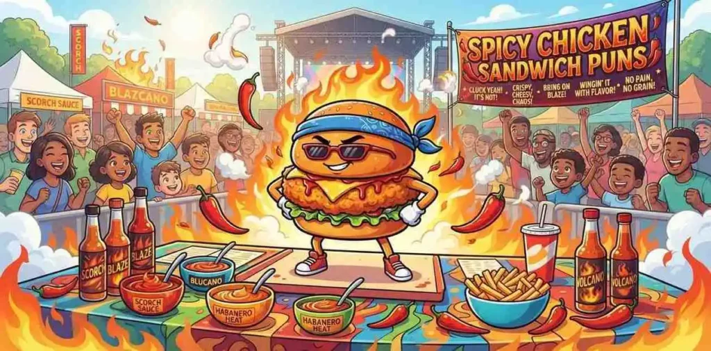 Spicy chicken sandwich