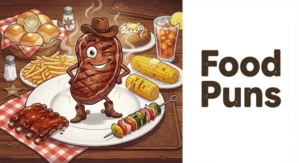 Funny steak dinner