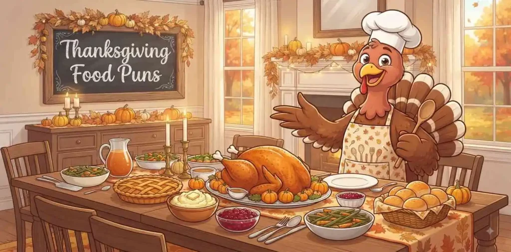 Thanksgiving food feast
