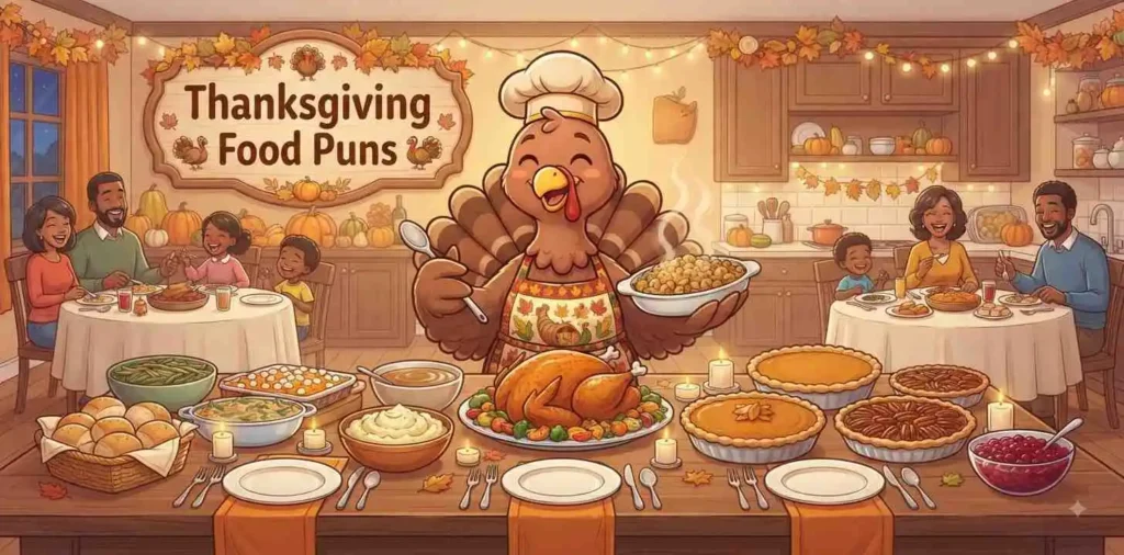Thanksgiving food feast