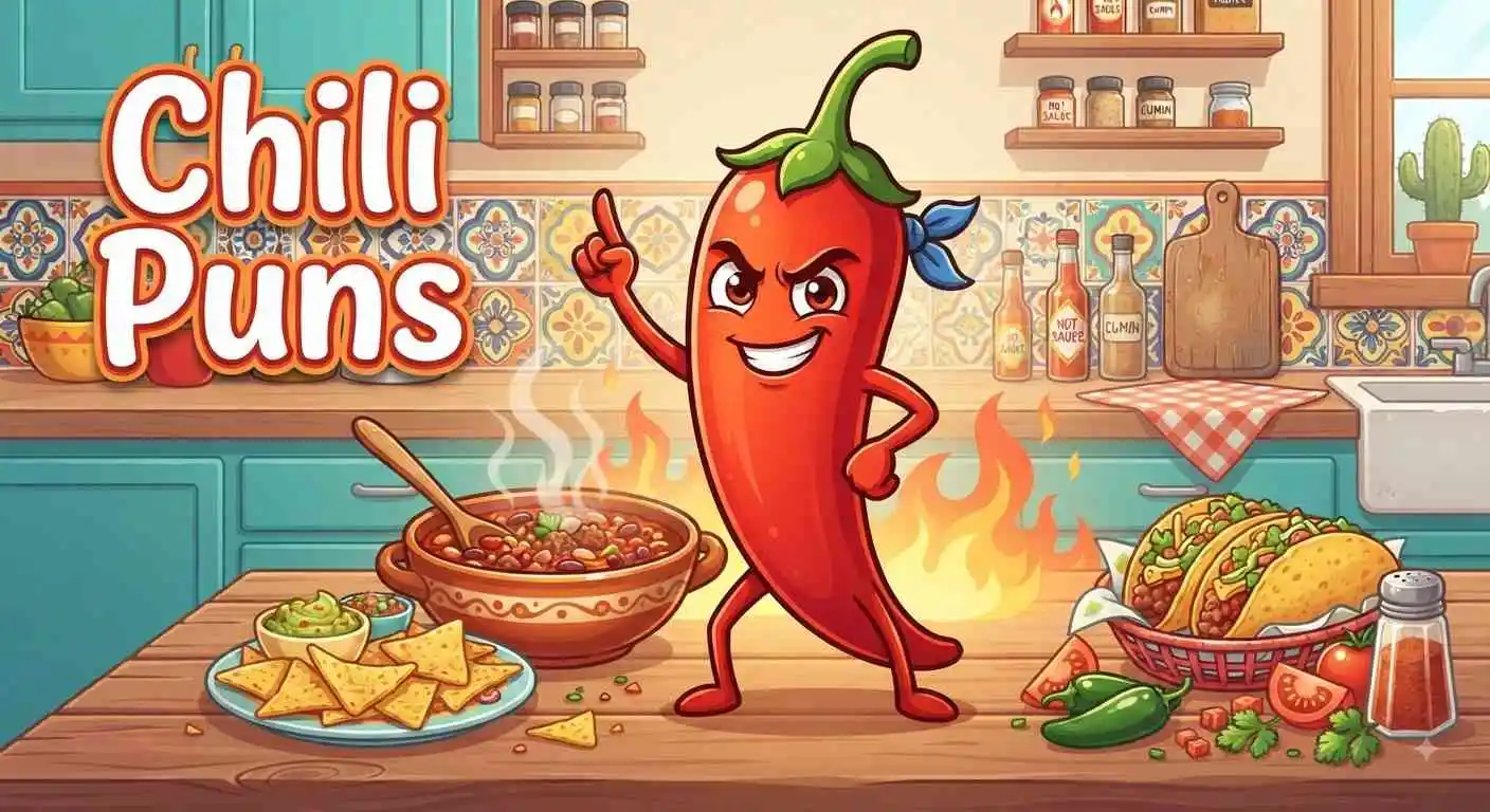 Funny chili pepper character