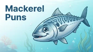 Funny mackerel fish underwater