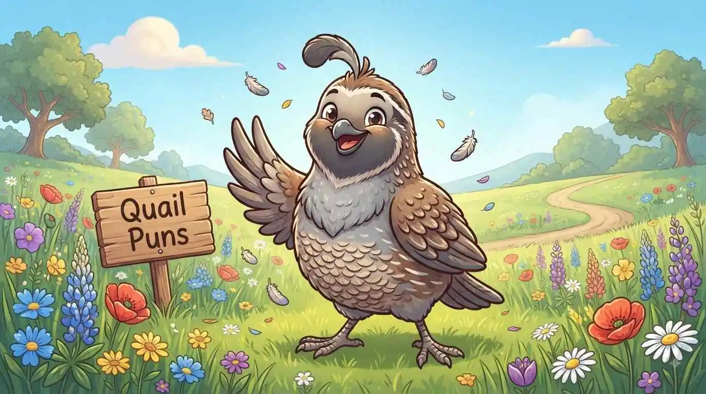 Cute quail character