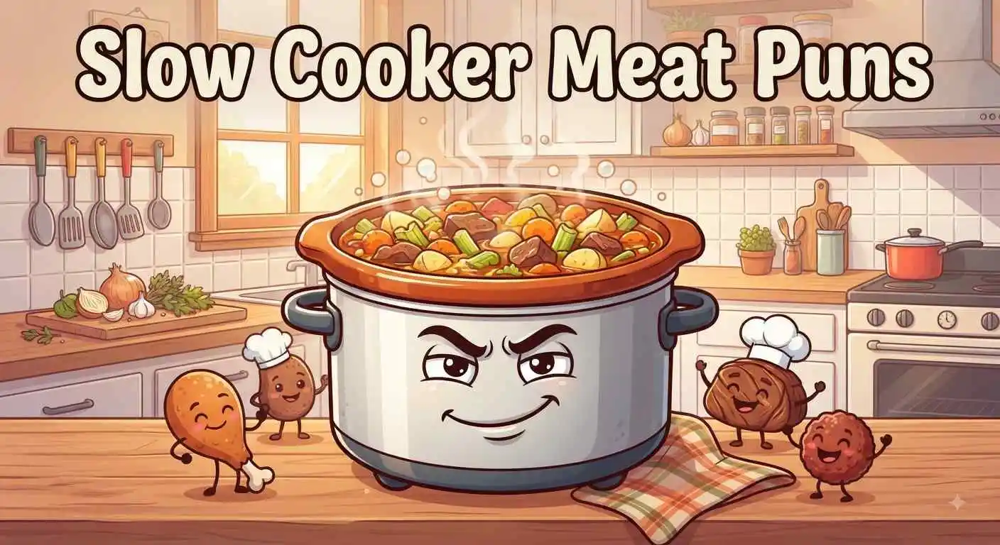 Funny meat slow cooker