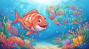 Funny snapper fish